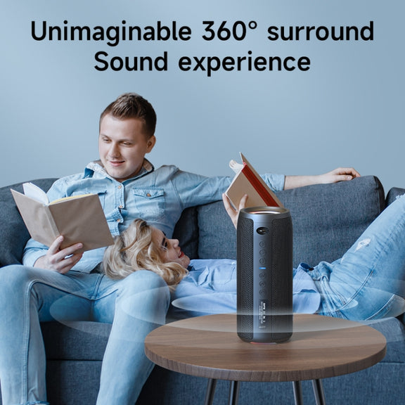 Zealot S51 Pro Shocking Bass Bluetooth Speaker with Colorful Light(Blue)