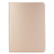 For iPad Pro 13 2024 Stretch Voltage Plain Leather Smart Tablet Case(Gold)