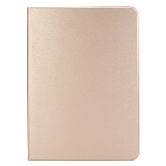 For iPad Pro 13 2024 Stretch Voltage Plain Leather Smart Tablet Case(Gold)