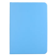 For iPad Pro 13 2024 Stretch Voltage Plain Leather Smart Tablet Case(Light Blue)