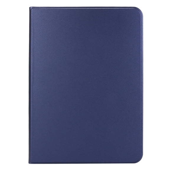 For iPad Pro 13 2024 Stretch Voltage Plain Leather Smart Tablet Case(Dark Blue)