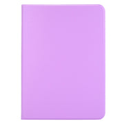 For iPad Pro 13 2024 Stretch Voltage Plain Leather Smart Tablet Case(Purple)