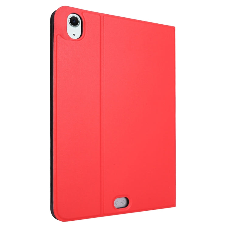For iPad Air 13 2024 Stretch Voltage Plain Leather Smart Tablet Case(Red)
