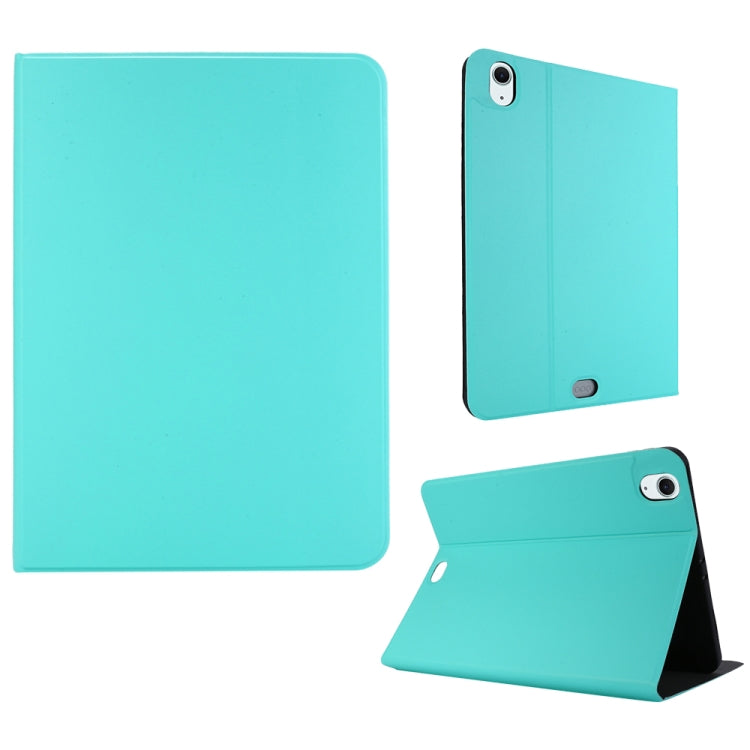 For iPad Air 13 2024 Stretch Voltage Plain Leather Smart Tablet Case(Green)