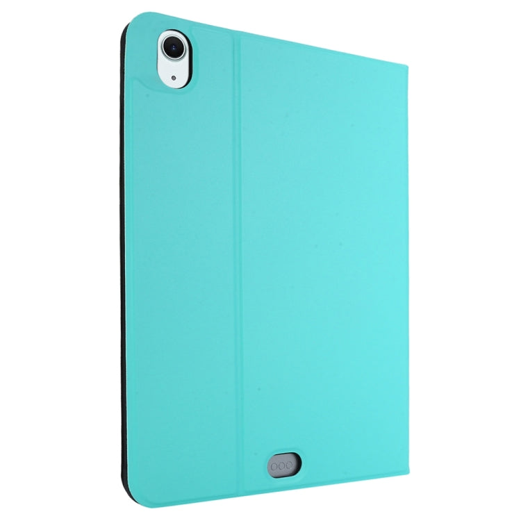 For iPad Air 13 2024 Stretch Voltage Plain Leather Smart Tablet Case(Green)