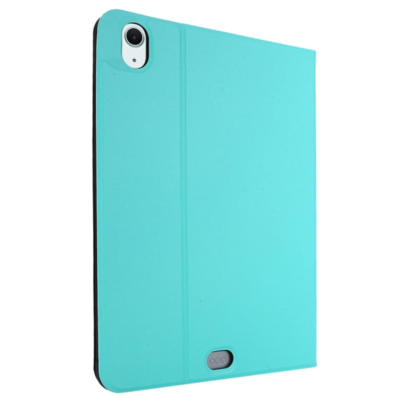 For iPad Air 13 2024 Stretch Voltage Plain Leather Smart Tablet Case(Green)