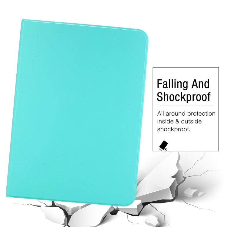 For iPad Air 13 2024 Stretch Voltage Plain Leather Smart Tablet Case(Green)