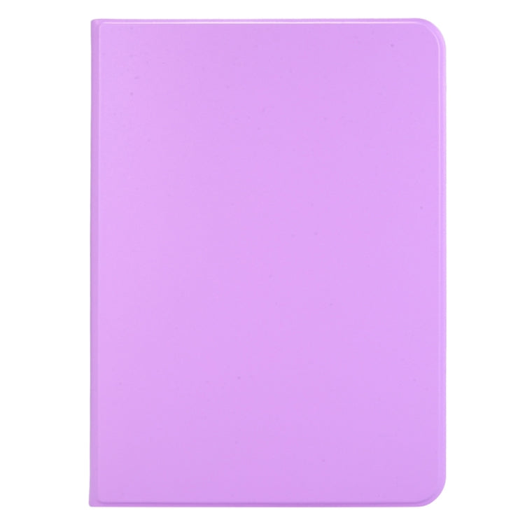 For iPad Air 13 2024 Stretch Voltage Plain Leather Smart Tablet Case(Purple)