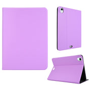 For iPad Air 13 2024 Stretch Voltage Plain Leather Smart Tablet Case(Purple)
