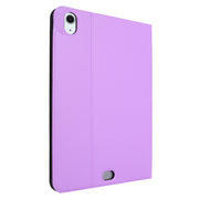 For iPad Air 11 2024 Stretch Voltage Plain Leather Smart Tablet Case(Purple)