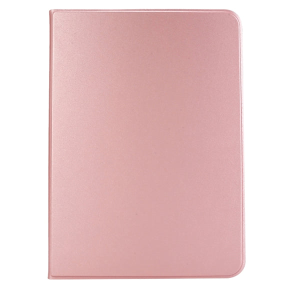 For iPad Pro 11 2024 Stretch Voltage Plain Leather Smart Tablet Case(Rose Gold)