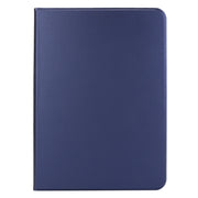 For iPad Pro 11 2024 Stretch Voltage Plain Leather Smart Tablet Case(Dark Blue)