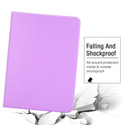 For iPad Pro 11 2024 Stretch Voltage Plain Leather Smart Tablet Case(Purple)