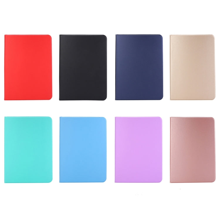 For iPad Air 11 2025 / 2024 Stretch Voltage Plain Leather Smart Tablet Case(Black)