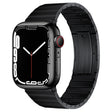 For Apple Watch Series 2 42mm PG65 Single Bead Bamboo Joint Spring Bars Titanium Metal Watch Band(Black) - free shipping - PMc TechLife - Order now!