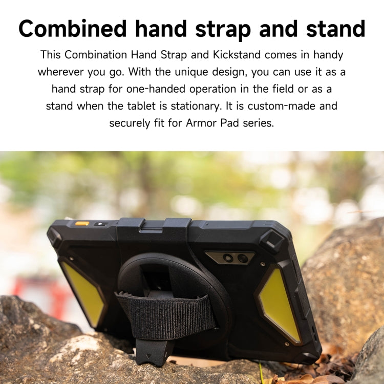 Ulefone UAS01 Tablet Hand Strap Holder for Armor Pad 3 Pro(Black)