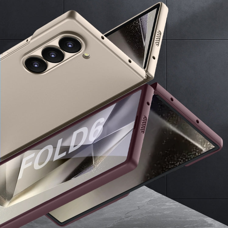 For Samsung Galaxy Z Fold6 GKK Integrated Ultra-thin Full Coverage Protective Case(Silver)