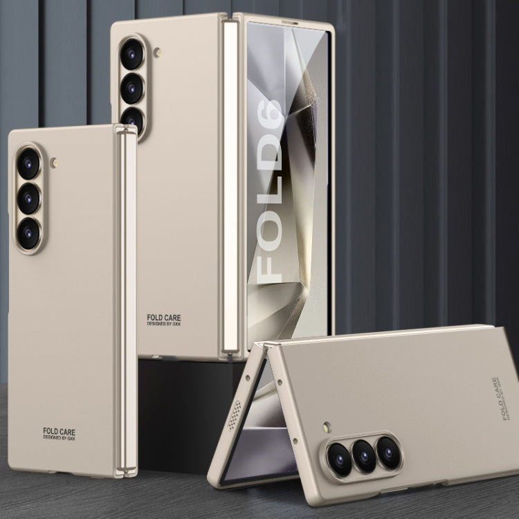 For Samsung Galaxy Z Fold6 GKK Integrated Ultra-thin Full Coverage Protective Case(Titanium Grey)
