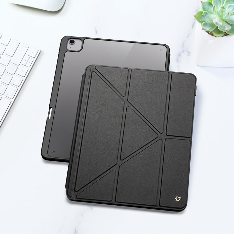 For iPad Air 13 2024 / 2025 DUX DUCIS Magi Series Smart Leather Tablet Case(Black)