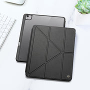 For iPad Air 13 2024 / 2025 DUX DUCIS Magi Series Smart Leather Tablet Case(Black)