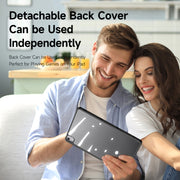 For iPad Air 13 2024 / 2025 DUX DUCIS Magi Series Smart Leather Tablet Case(Black)