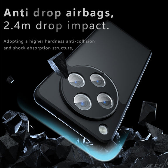 For OPPO Find X8 Pro Armor Precise Hole PC Hybrid TPU Phone Case(Frosted Black)