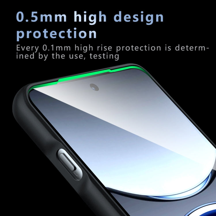 For OPPO Find X8 Pro Armor Precise Hole PC Hybrid TPU Phone Case(Frosted Black)