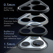 For Huawei Pura 70 Pro / 70 Pro+ Armor Precise Hole PC Hybrid TPU Phone Case(Transparent)