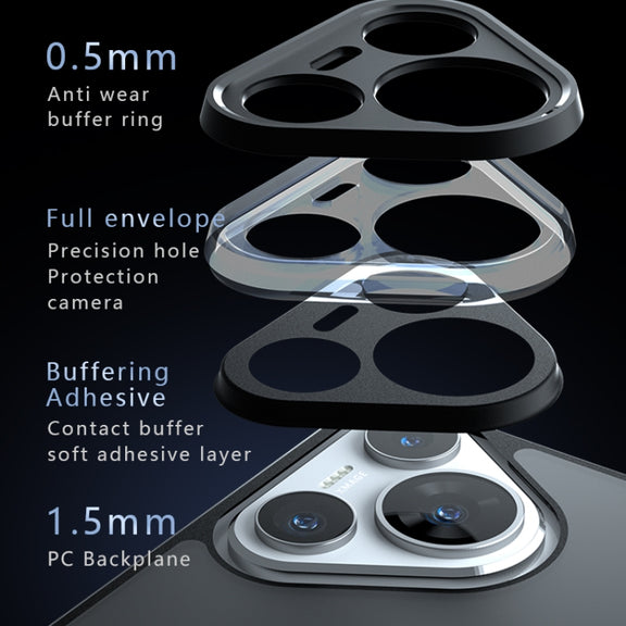 For Huawei Pura 70 Pro / 70 Pro+ Armor Precise Hole PC Hybrid TPU Phone Case(Transparent)
