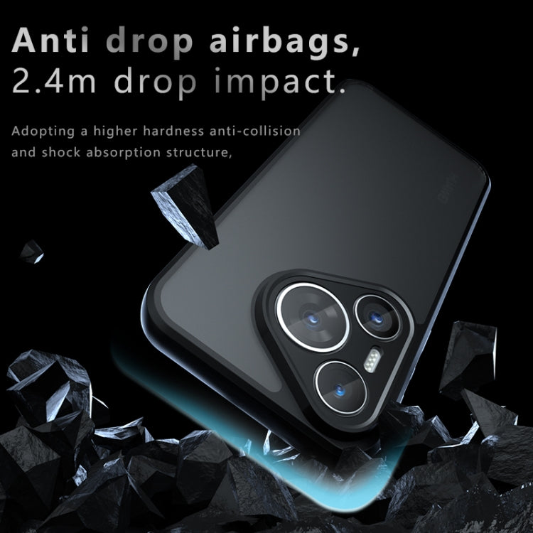 For Huawei Pura 70 Pro / 70 Pro+ Armor Precise Hole PC Hybrid TPU Phone Case(Transparent)