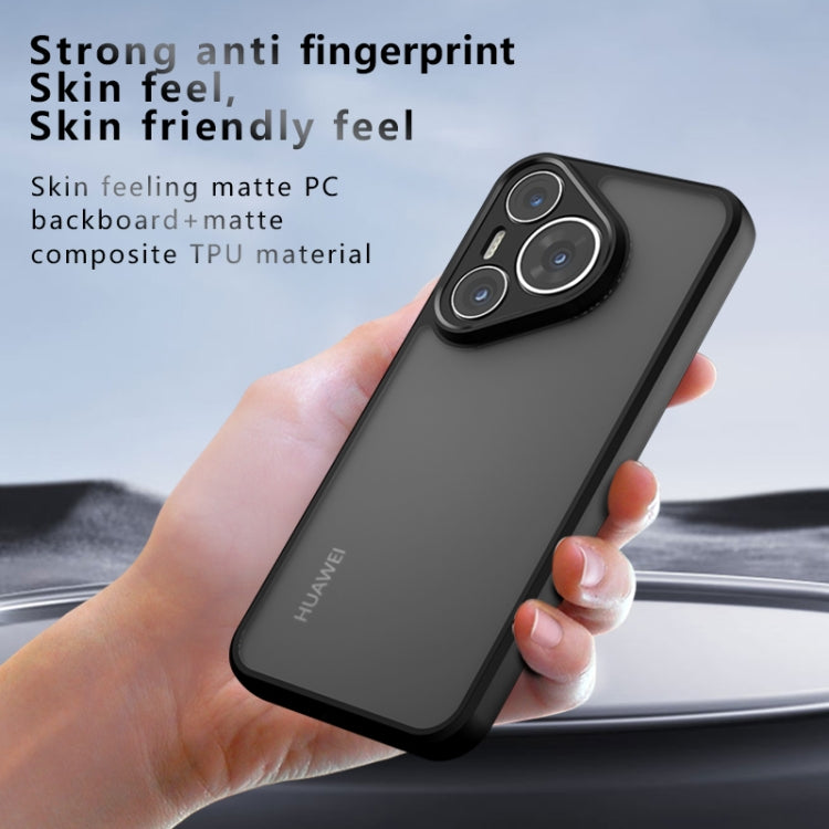 For Huawei Pura 70 Pro / 70 Pro+ Armor Precise Hole PC Hybrid TPU Phone Case(Transparent)