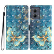 For Motorola Edge 2024 3D Pattern Leather Phone Case(3D Butterfly) - Motorola Cases by PMC Jewellery | Online Shopping South Africa | PMC Jewellery | Buy Now Pay Later Mobicred