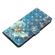 For Motorola Edge 2024 3D Pattern Leather Phone Case(3D Butterfly)