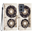 For Motorola Edge 2024 3D Pattern Leather Phone Case(Tape) - Motorola Cases by PMC Jewellery | Online Shopping South Africa | PMC Jewellery | Buy Now Pay Later Mobicred