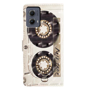 For Motorola Edge 2024 3D Pattern Leather Phone Case(Tape)