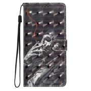 For Motorola Moto G Play 2024 3D Pattern Leather Phone Case(Skull)
