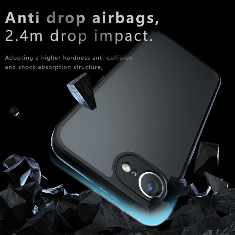 For iPhone 16e Armor Precise Hole PC Hybrid TPU Phone Case(Transparent)