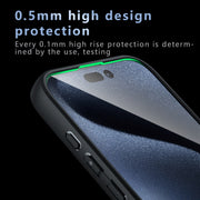 For iPhone 16 Pro Armor Precise Hole PC Hybrid TPU Phone Case(Transparent)