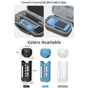 For Insta360 X4 / X5 Sunnylife Silicone Shockproof Case Lens Body Cover Kit(Black)