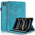 For iPad Pro 11 2024 Tree Life Series Embossed Smart Leather Tablet Case(Lake Blue) - iPad Pro 11 2024 Cases by PMC TechLife | Online Shopping South Africa | PMC TechLife | Buy Now Pay Later Mobicred