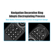 G7V Pro 2.4GHz Fly Air Mouse LED Backlight Wireless Keyboard Remote Control with Gyroscope for Android TV Box / PC, Support Intelligent Voice