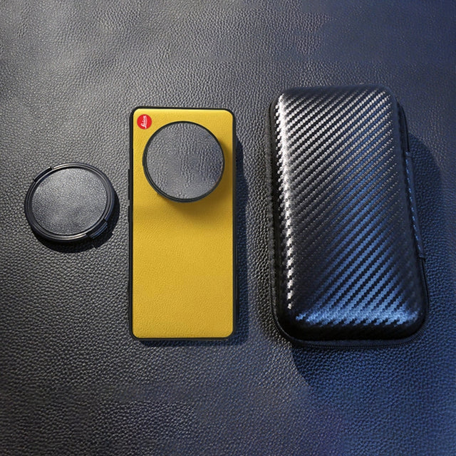 For Xiaomi 14 Ultra JSR Phone Case with Filter Adapter Ring & Storage Box(Yellow)