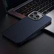 For iPhone 15 Pro SULADA 600D Kevlar Texture PC Shockproof Phone Case(Blue) - iPhone 15 Pro Cases by SULADA | Online Shopping South Africa | PMC TechLife | Buy Now Pay Later Mobicred