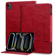For iPad Air 13 2025 / 2024 Cat Buckle Leather Smart Tablet Case(Red) - free shipping - PMC TechLife - Order now!