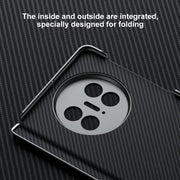 For Huawei Mate X5 SULADA 600D Kevlar Texture PC Shockproof Phone Case(Brown)