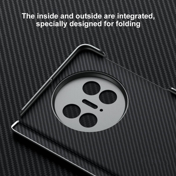 For Huawei Mate X5 SULADA 600D Kevlar Texture PC Shockproof Phone Case(Brown)