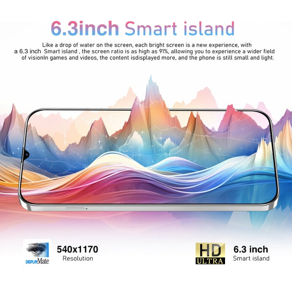 SDT81 / A38, 2GB+16GB, 6.3 inch Screen, Face Identification, Android 10.0 MTK6737 Quad Core, Network: 4G, Dual SIM(White)