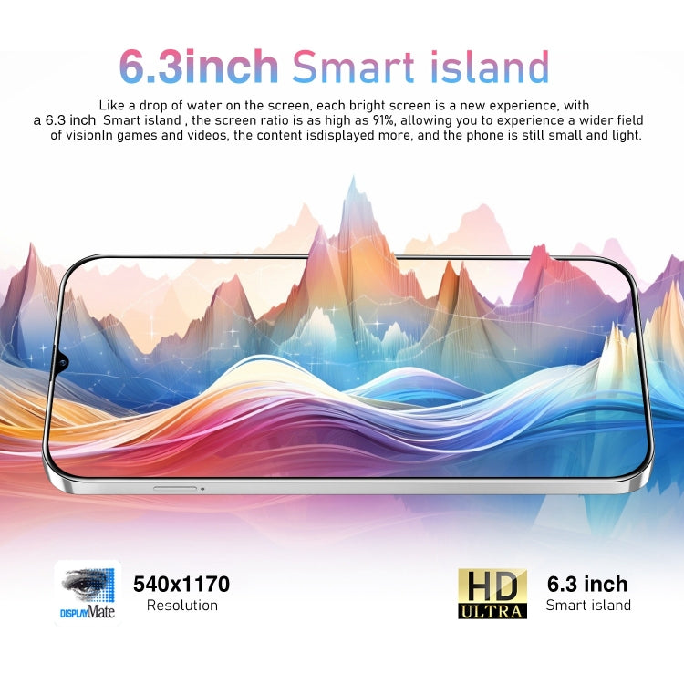 SDT81 / A38, 2GB+16GB, 6.3 inch Screen, Face Identification, Android 10.0 MTK6737 Quad Core, Network: 4G, Dual SIM(White)