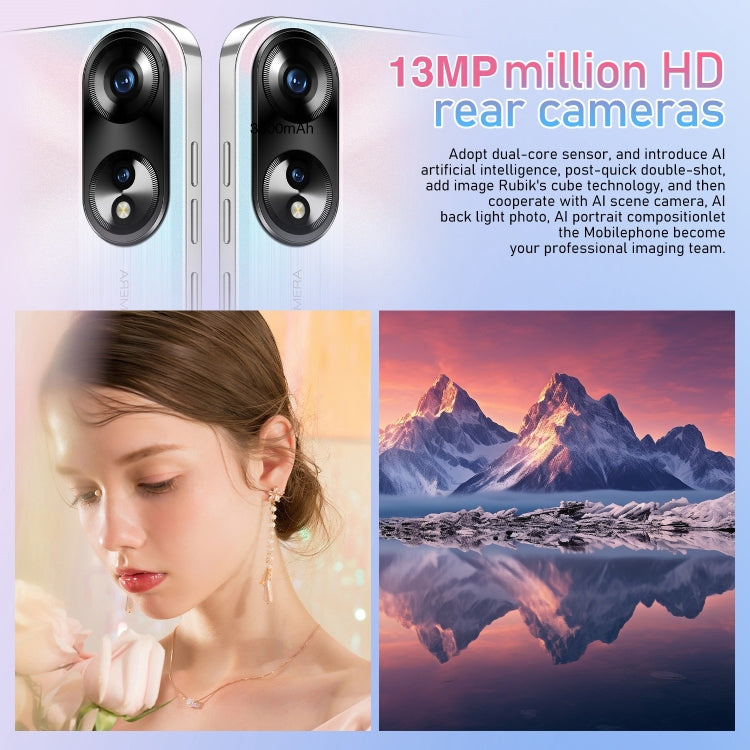 SDT81 / A38, 2GB+16GB, 6.3 inch Screen, Face Identification, Android 10.0 MTK6737 Quad Core, Network: 4G, Dual SIM(White)