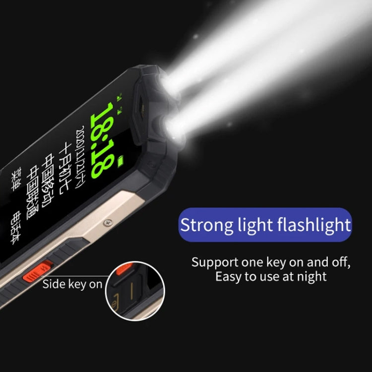 K1+ 4G Elder Rugged Phone, 2.6 inch, 1500mAh Battery, LED Flashlight, Network: 4G, Dual SIM, SOS, Plug:UK Plug(Red)